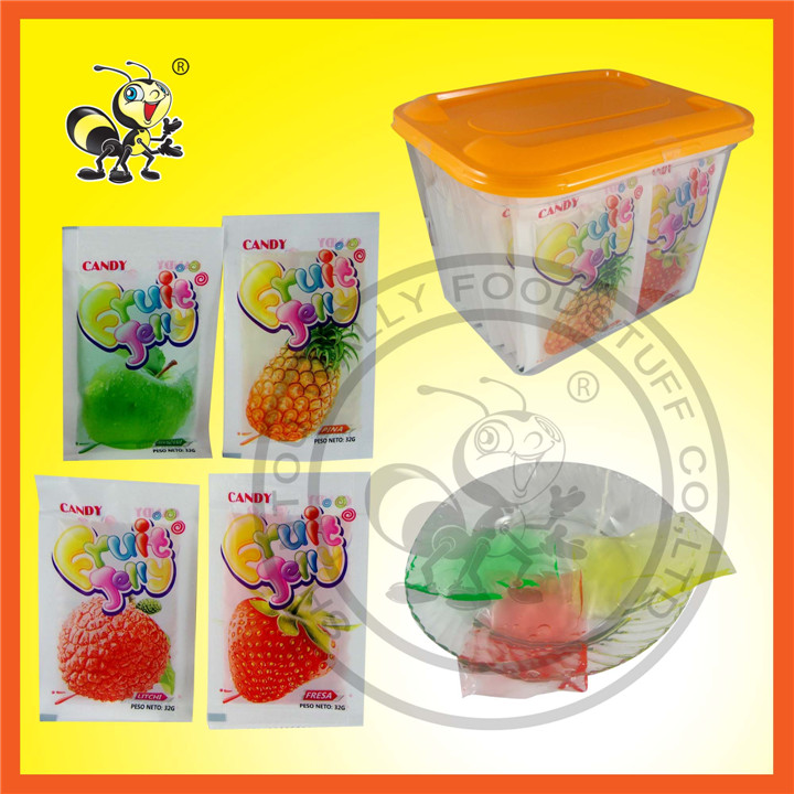 Assorted Fruit Jelly Gummy Candy Jelly